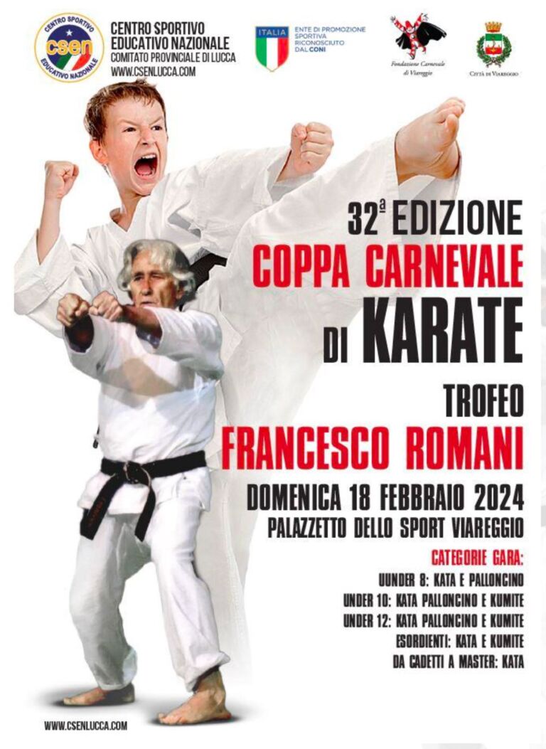 32° Coppa Carnevale di Karate – Trofeo F. Romani