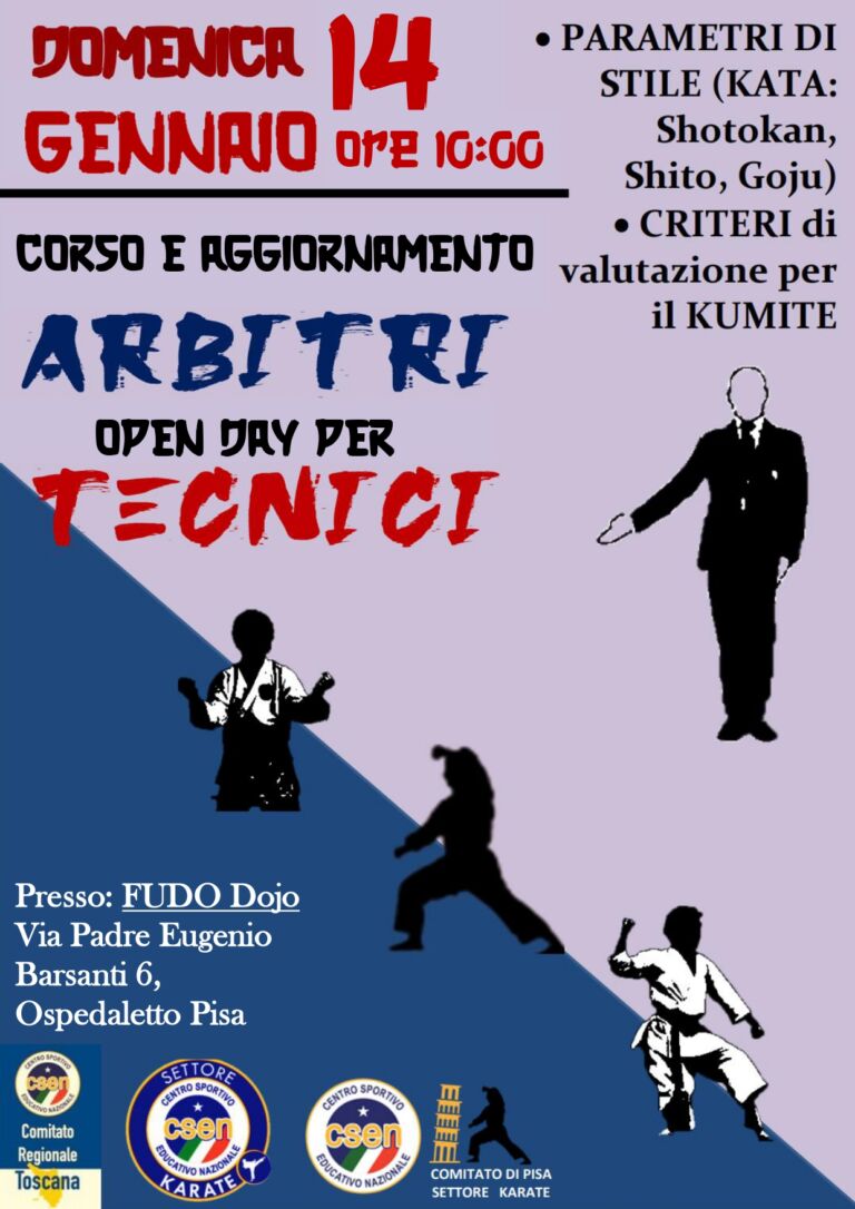 Corso Aggiornamento Arbitri Karate