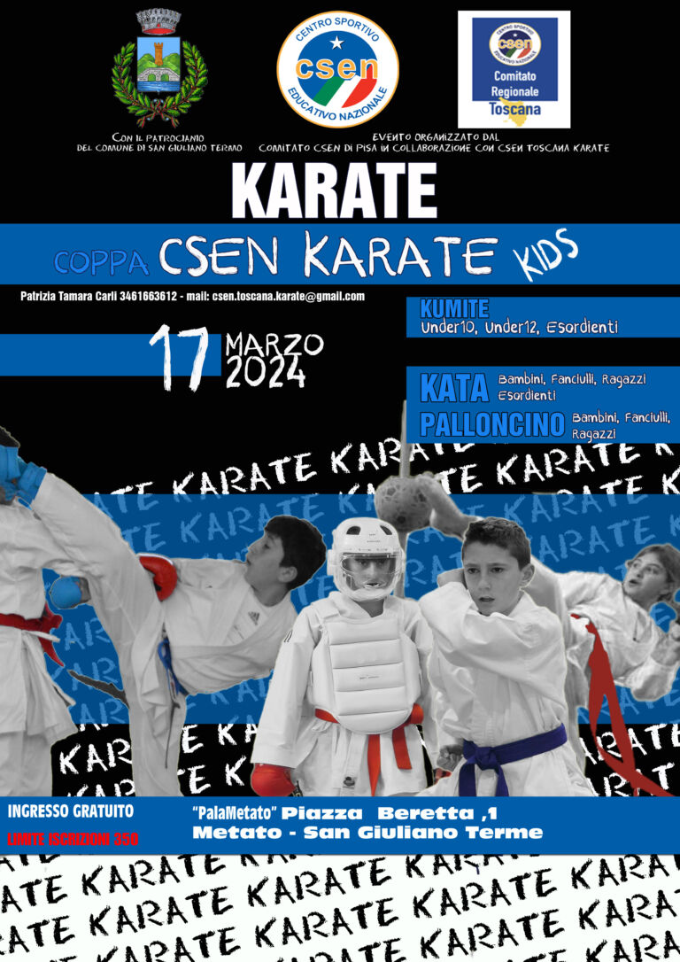 CSEN Karate Kids a San Giuliano Terme