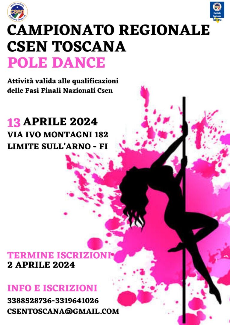 Campionato Regionale CSEN Toscana Pole Dance