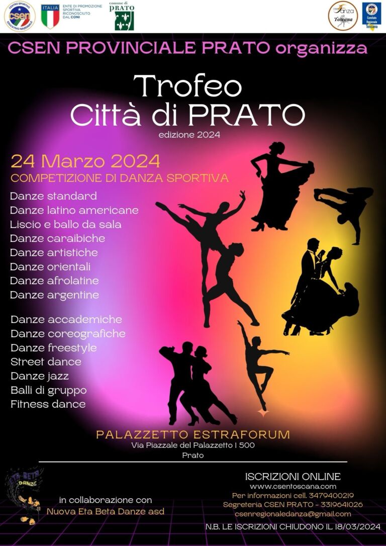 Trofeo Città di Prato – Competizione di Danza Sportiva