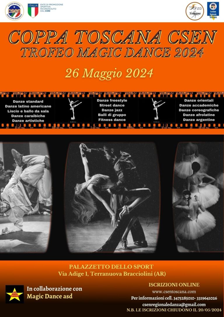 Coppa Toscana CSEN – Trofeo Magic Dance 2024